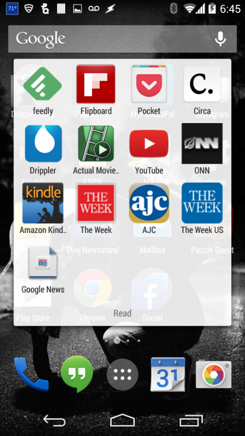 NewsHomescreen