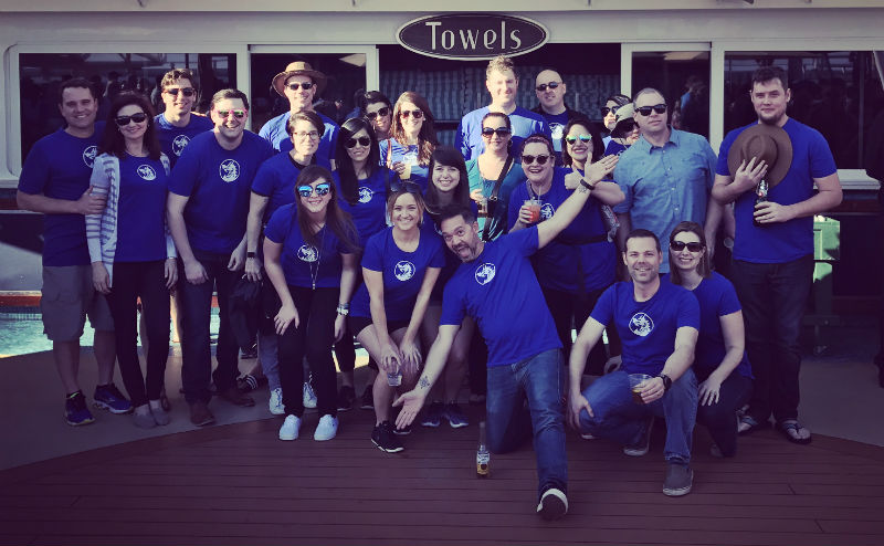 Dragon Army team on the cruise